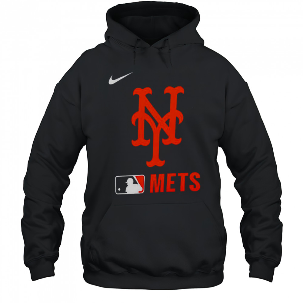 New York Mets Authentic Collection MLB T-Shirt Hoodie