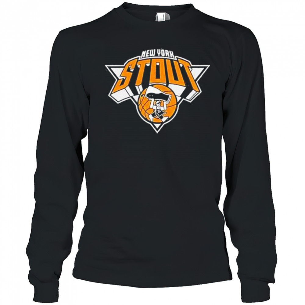 New York Stout New York Knicks Logo Shirt Long Sleeved