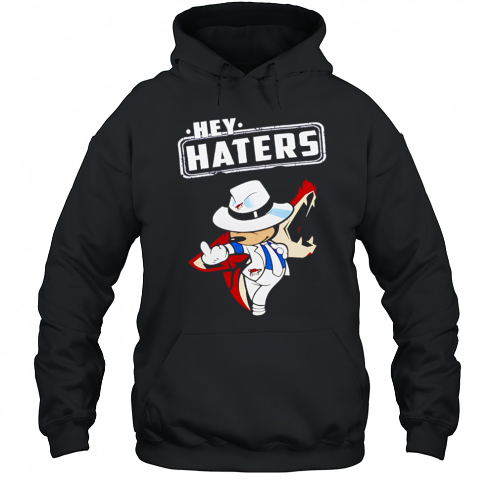 NHL Hey Haters Mickey Hockey Sports Arizona Coyotes shirt Hoodie