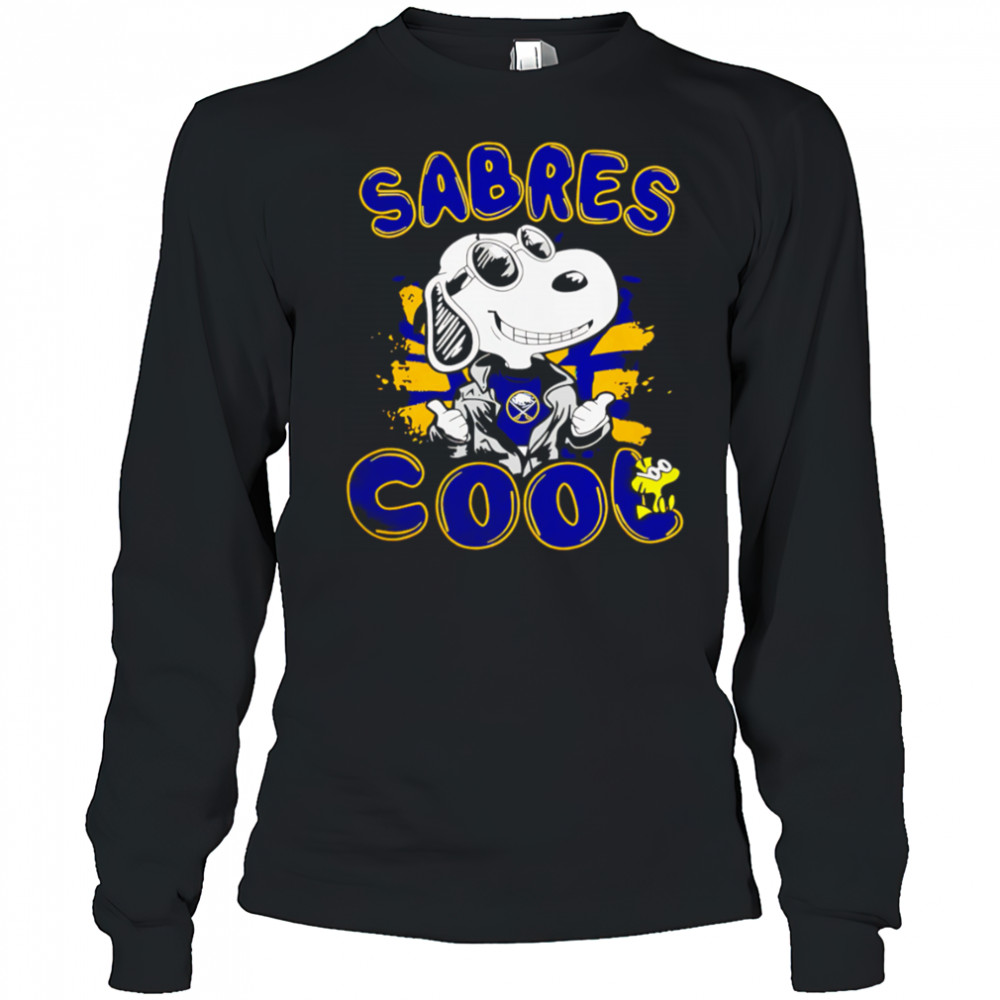 NHL Hockey Buffalo Sabres Cool Snoopy shirt Long Sleeved