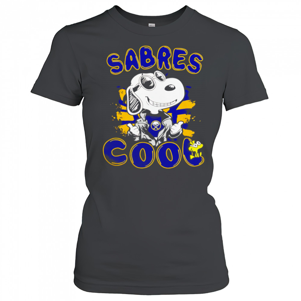 NHL Hockey Buffalo Sabres Cool Snoopy shirt Women's T-shirt