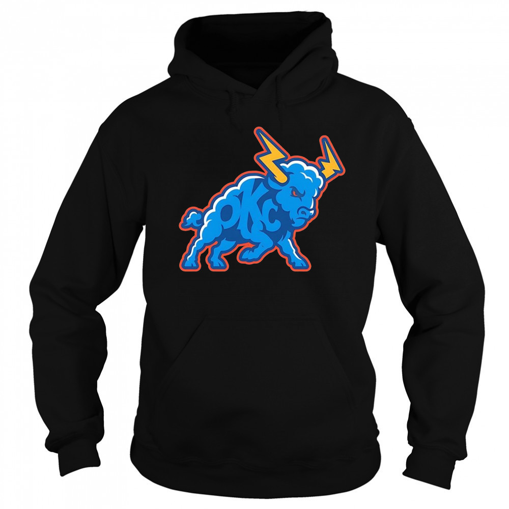 OKC Thunder cloud lightning logo shirt Sweatshirt