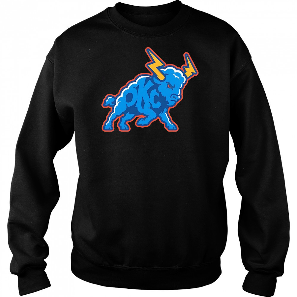 OKC Thunder cloud lightning logo shirt Hoodie