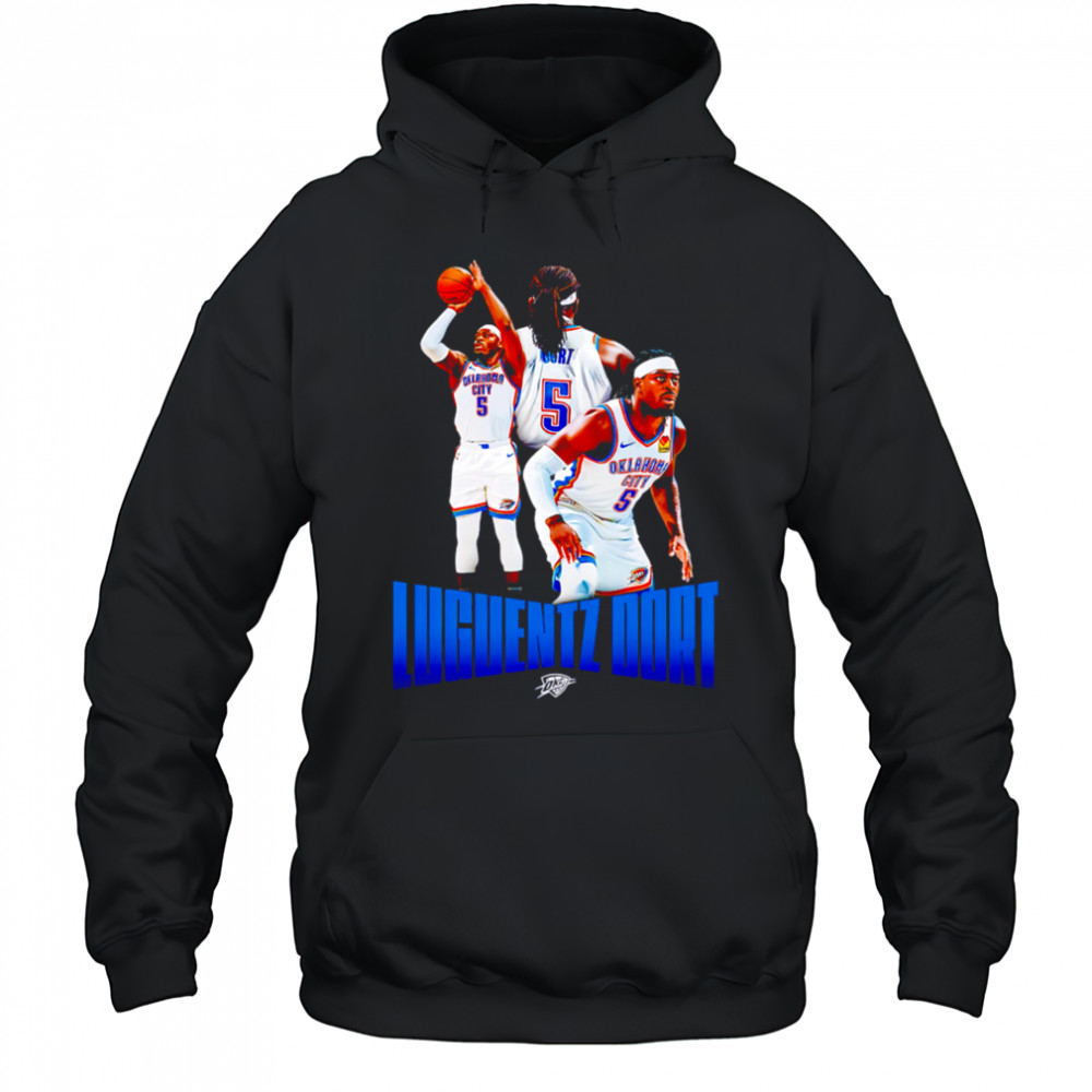 Okc Thunder Luguentz Dort Player Series 2025 shirt Hoodie