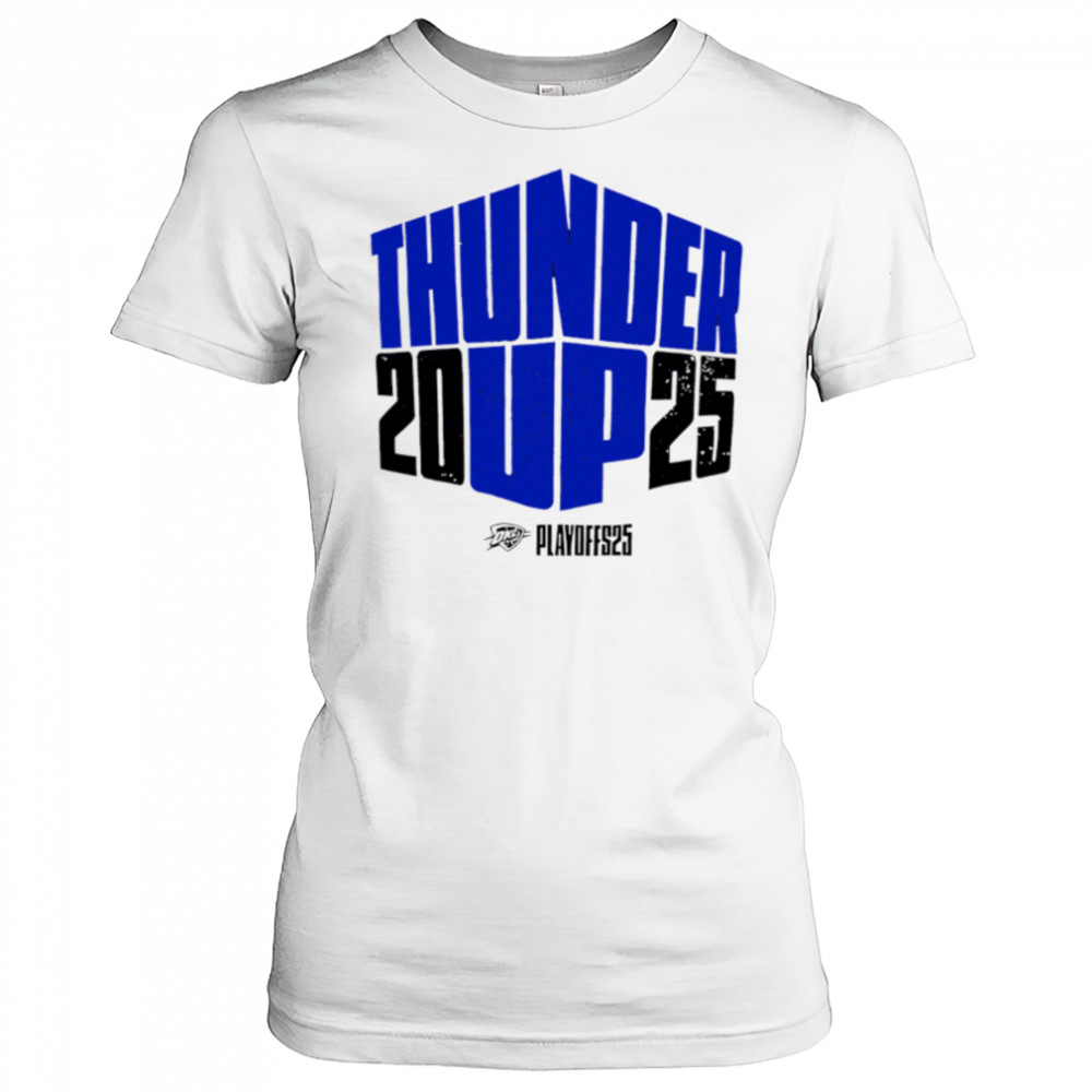 OKC Thunder Up 2025 playoff vintage classic shirt Women's T-shirt