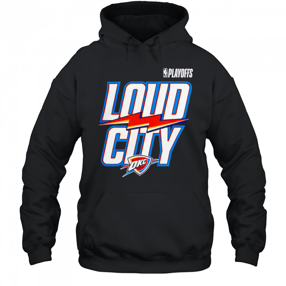 Oklahoma City Thunder 2025 NBA Playoffs logo shirt Hoodie