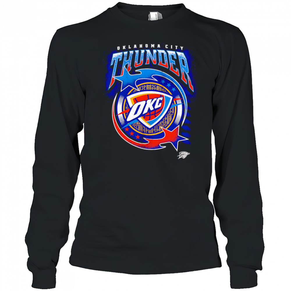 Oklahoma City Thunder Big retro shirt Long Sleeved