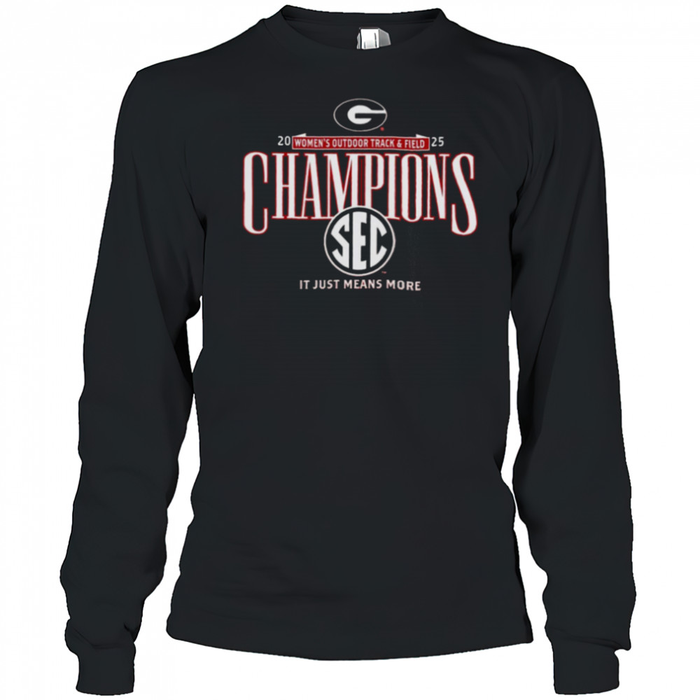 Oregon Ducks 2025 Big Ten Conference Outdoor Track And Field Champions Unisex T Shirt Long Sleeved