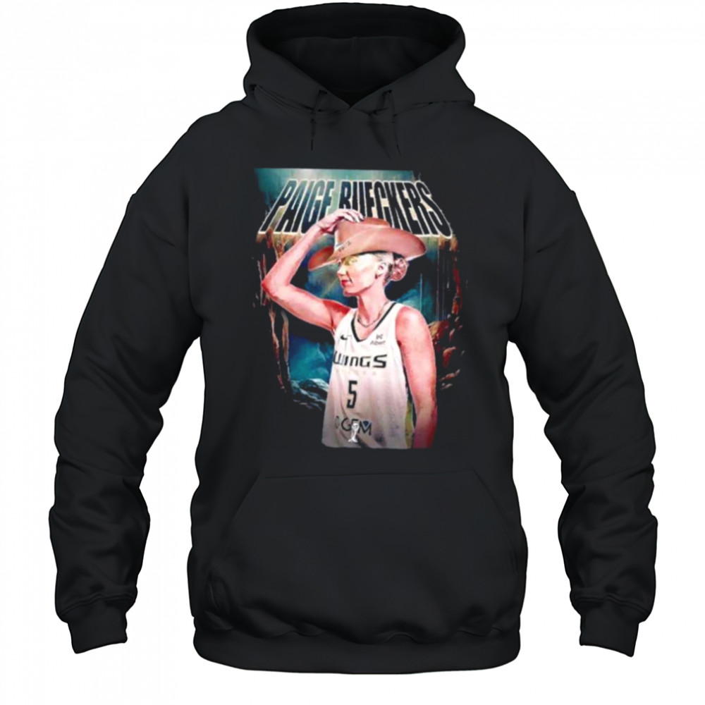 Paige Bueckers Dallas Wings WNBA cowboy hat shirt Hoodie