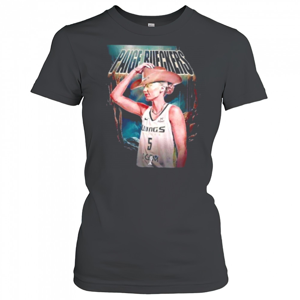 Paige Bueckers Dallas Wings WNBA cowboy hat shirt Women's T-shirt