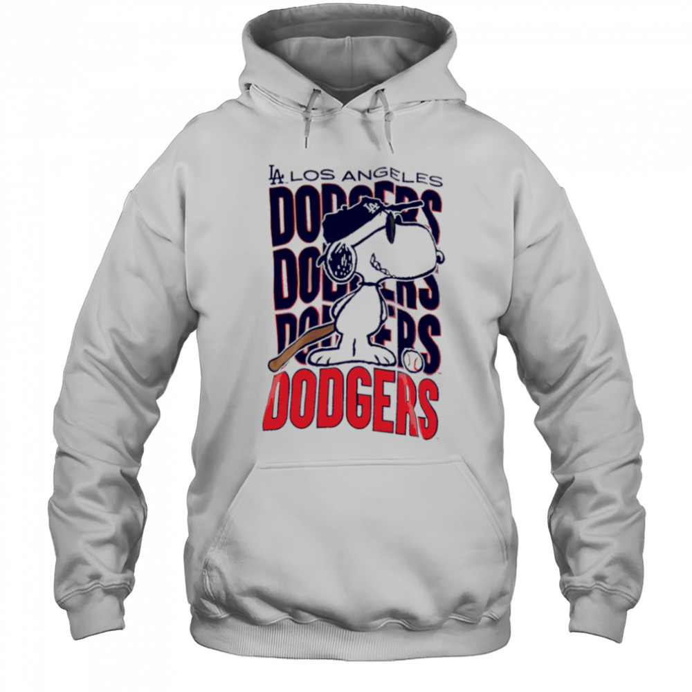 Peanuts Los Angeles Dodgers repeat shirt Hoodie