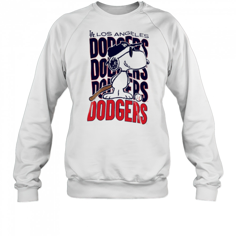 Peanuts Los Angeles Dodgers repeat shirt Sweatshirt