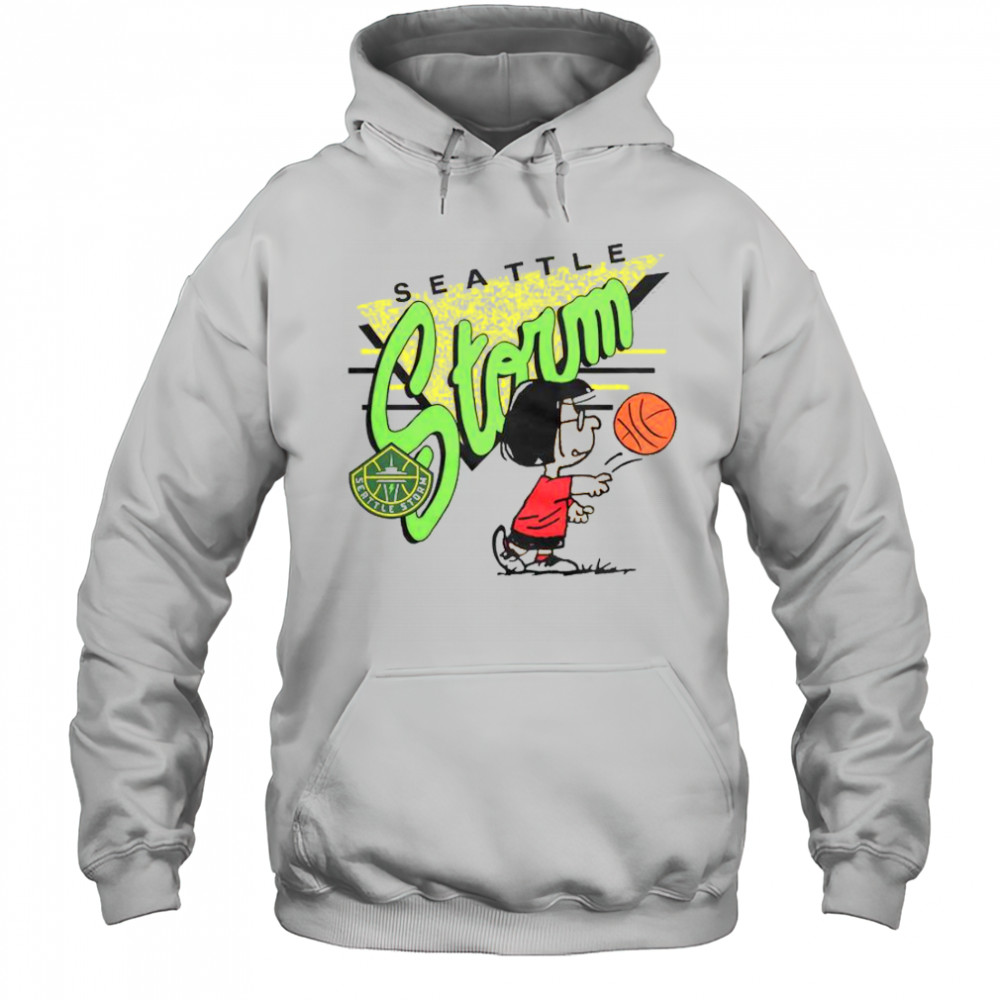 Peanuts Marcie x Seattle Storm T-Shirt Hoodie