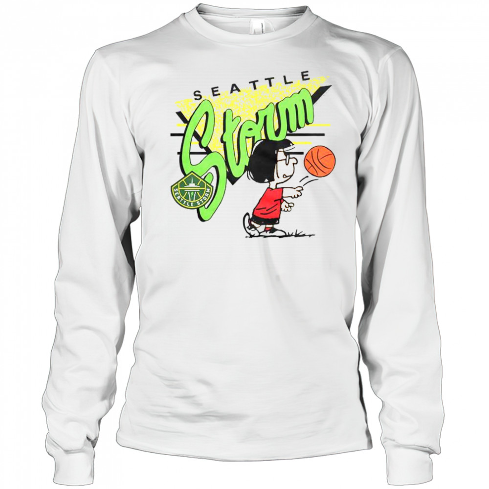 Peanuts Marcie x Seattle Storm T-Shirt Long Sleeved