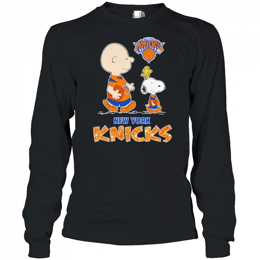 Peanuts New York Knicks shirt Long Sleeved