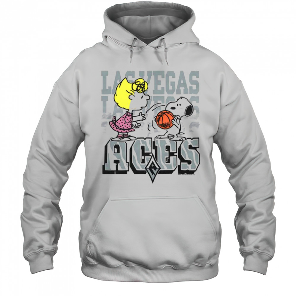 Peanuts Sally x Las Vegas Aces T-Shirt Hoodie