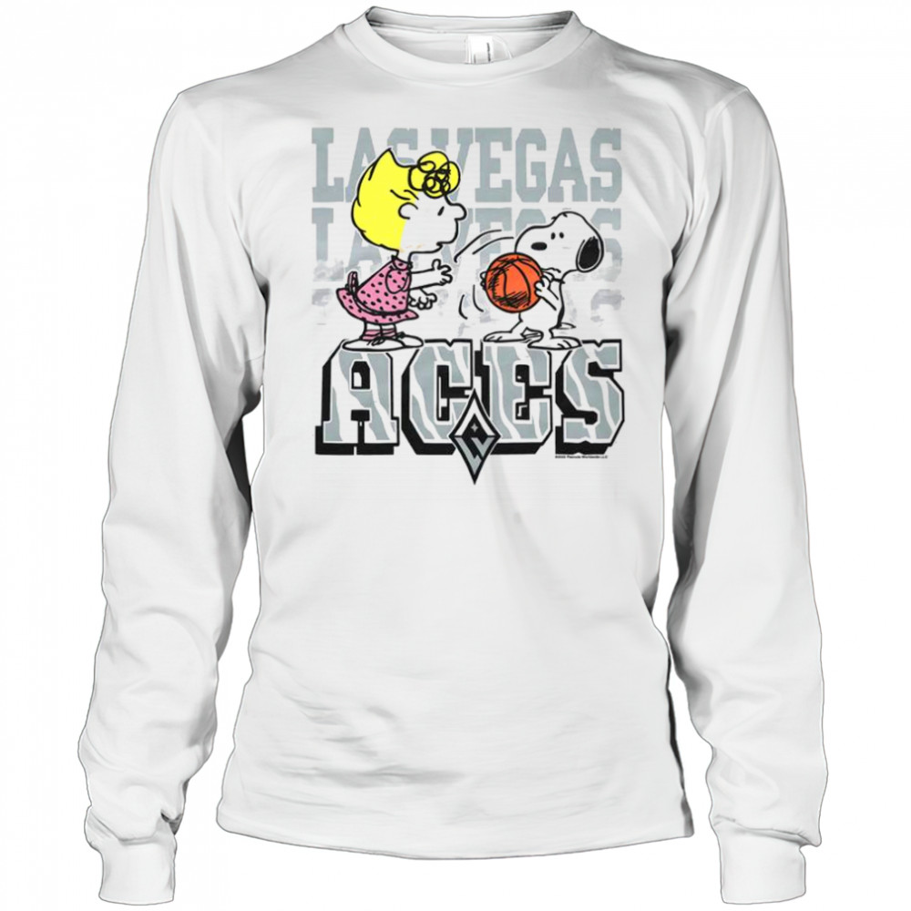 Peanuts Sally x Las Vegas Aces T-Shirt Long Sleeved