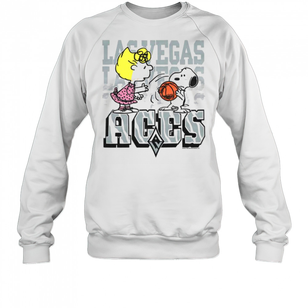 Peanuts Sally x Las Vegas Aces T-Shirt Sweatshirt