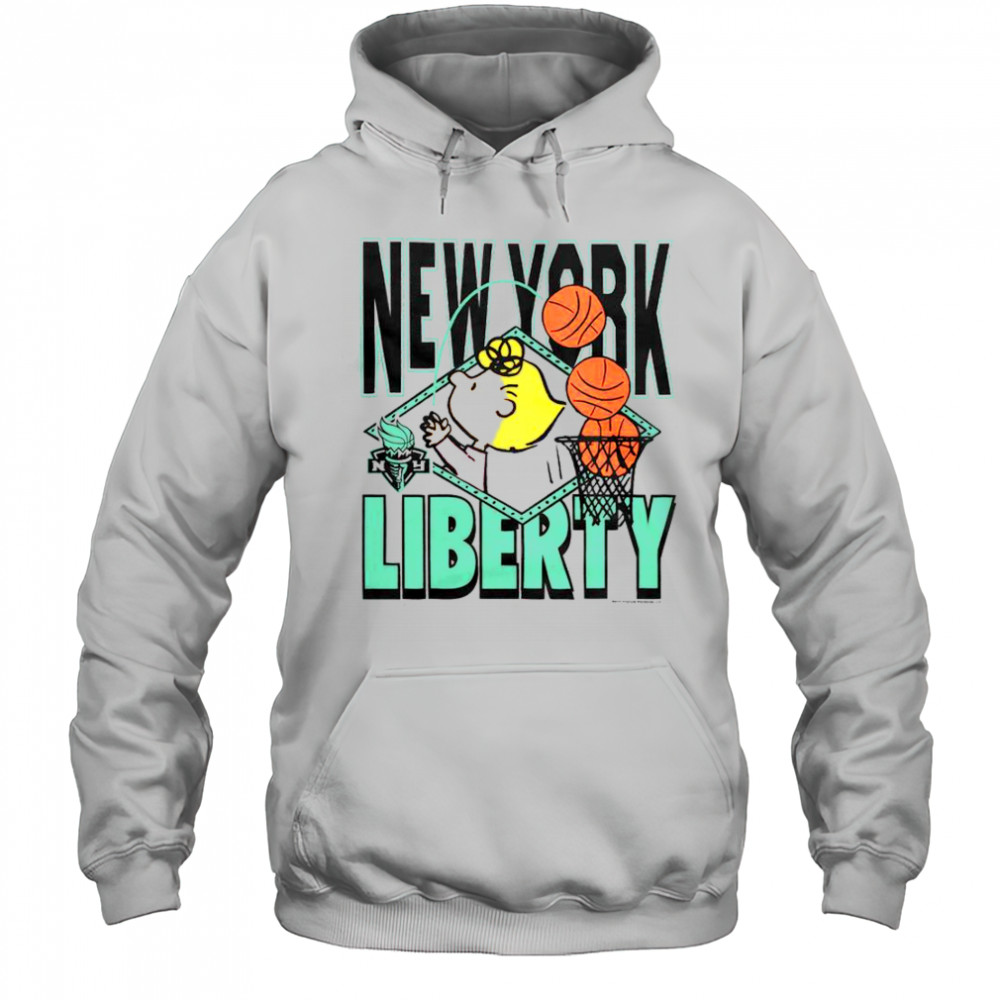 Peanuts Sally x New York Liberty T-Shirt Hoodie