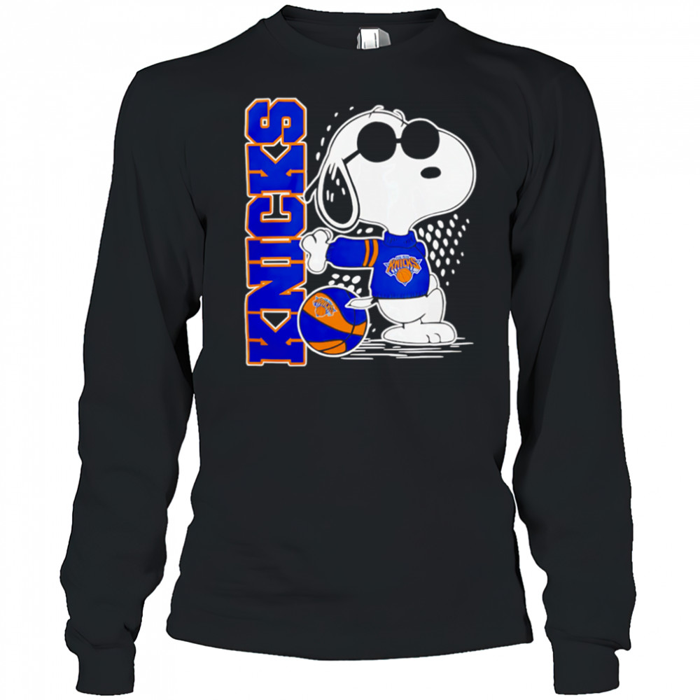 Peanuts Snoopy New York Knicks Basketball 2025 shirt Long Sleeved