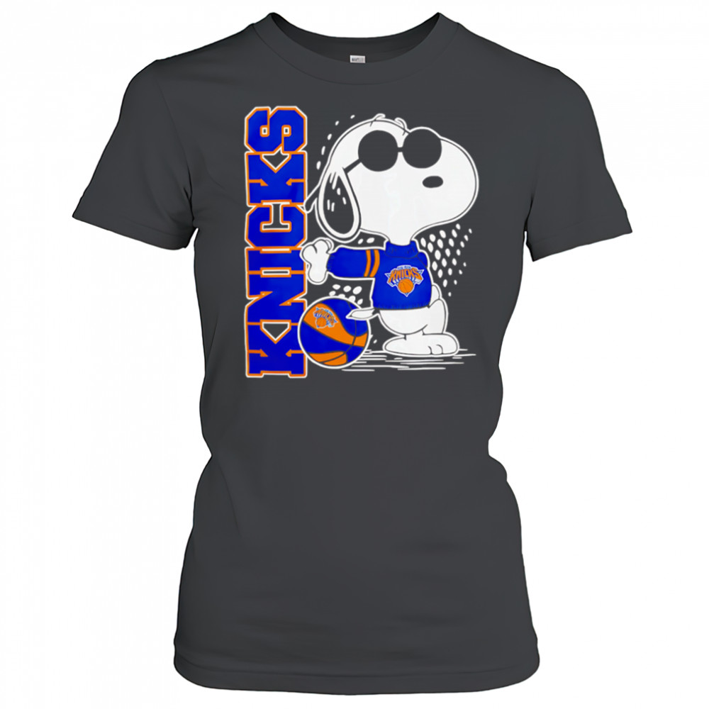 Peanuts Snoopy New York Knicks Basketball 2025 shirt Women's T-shirt