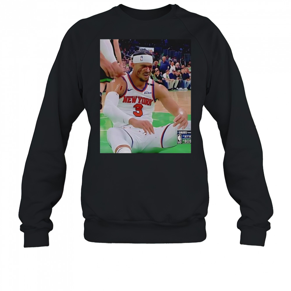 Photos Of Josh Hart After Getting Elbowed In The Face T-Shirt Sweatshirt