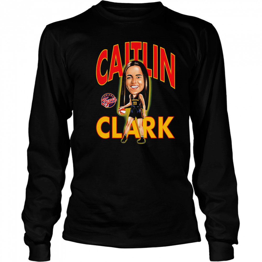 Playa Society Caitlin Clark caricature shirt Long Sleeved