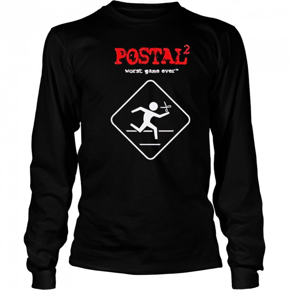 Postal 2 worst game ever shirt Long Sleeved