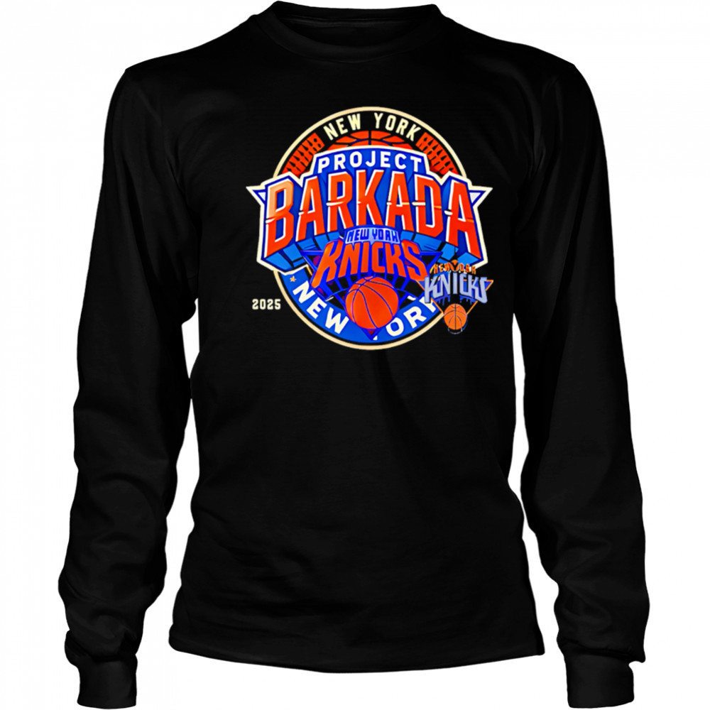 Project Barkada New York Knicks logo shirt Long Sleeved