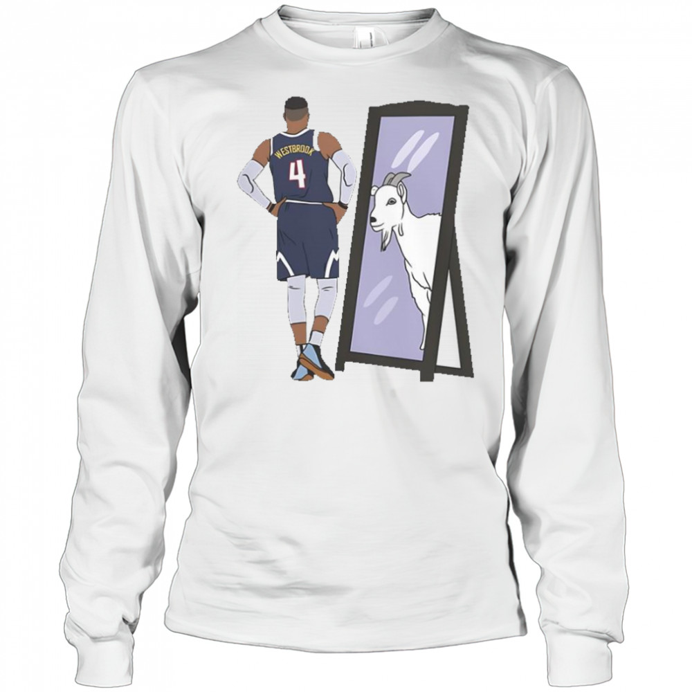 Russell Westbrook Mirror Goat Denver T-Shirt Long Sleeved