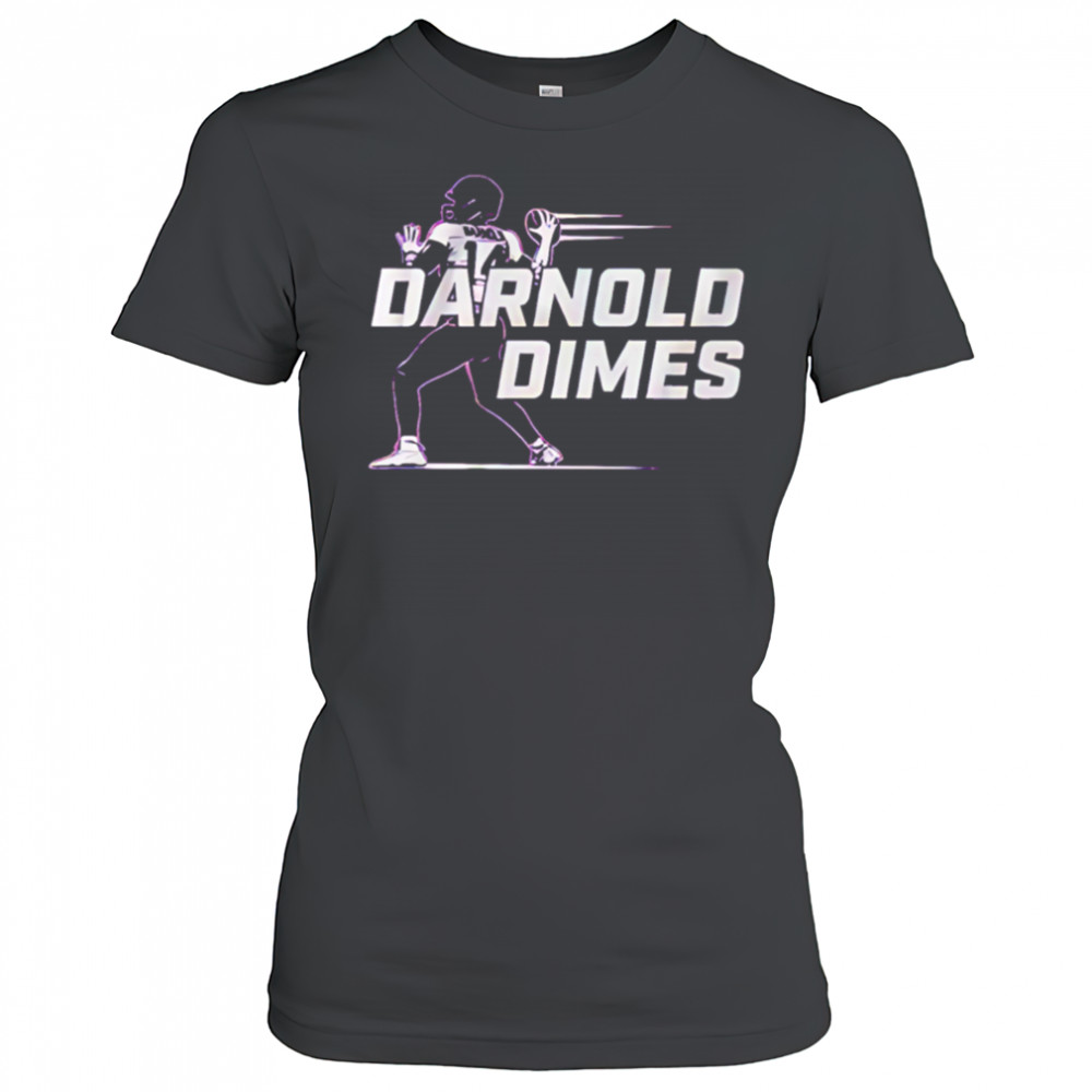 Sam Darnold Minneapolis Purple Dimes Short Sleeve Fashion Player shirt Women's T-shirt