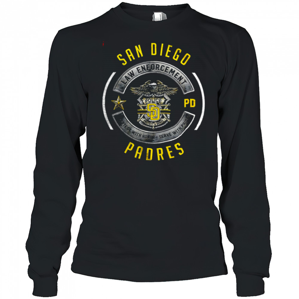 San Diego Padres Law Enforcement 2025 shirt Long Sleeved