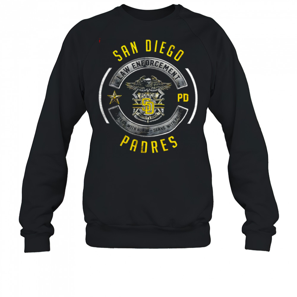San Diego Padres Law Enforcement 2025 shirt Sweatshirt