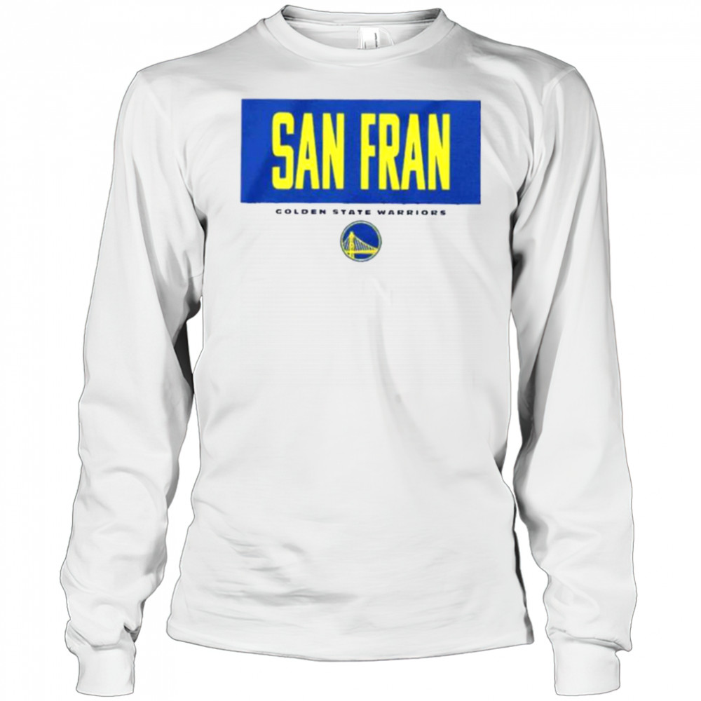 San Fran NBA basketball Golden State Warriors crossbar shirt Long Sleeved