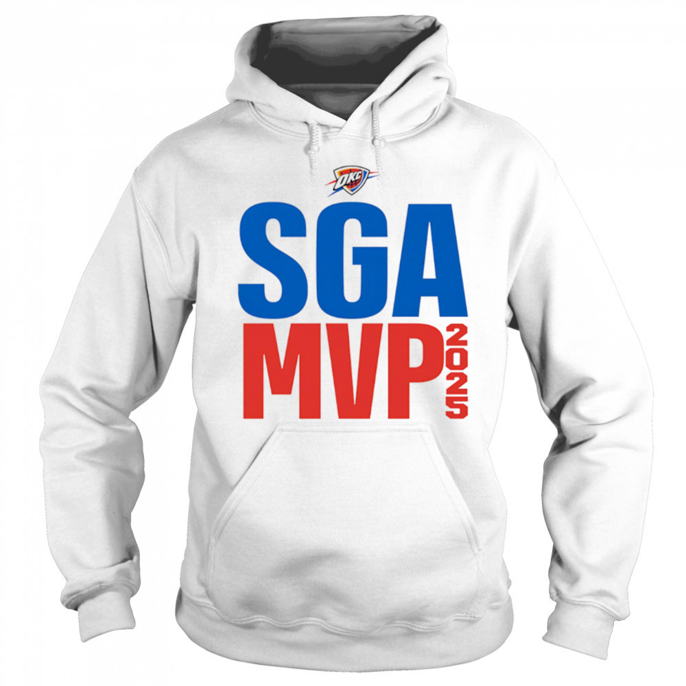 SGA MVP 2025 Shai Gilgeous-Alexander Thunder shirt Sweatshirt