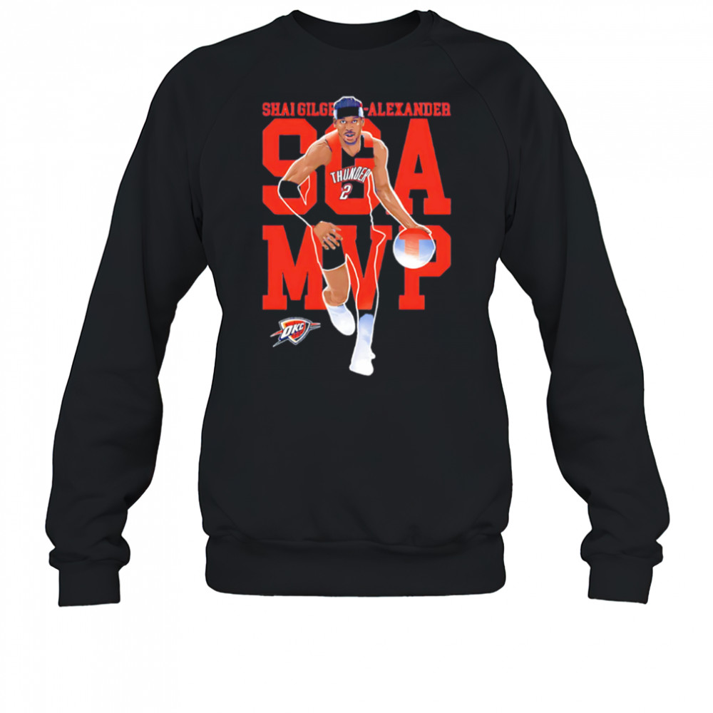 Shai Gilgeous-alexander 2025 Nba Mvp Thunder shirt Sweatshirt