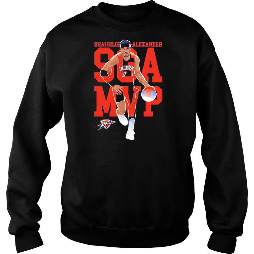 Shai Gilgeous-alexander 2025 Nba Mvp Thunder shirt Hoodie