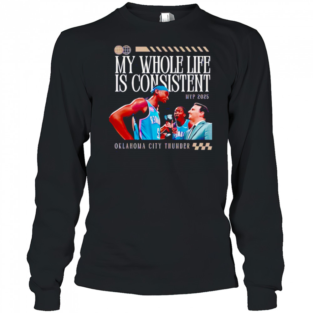 Shai Gilgeous Alexander Mvp Okc Thunder Fan shirt Long Sleeved