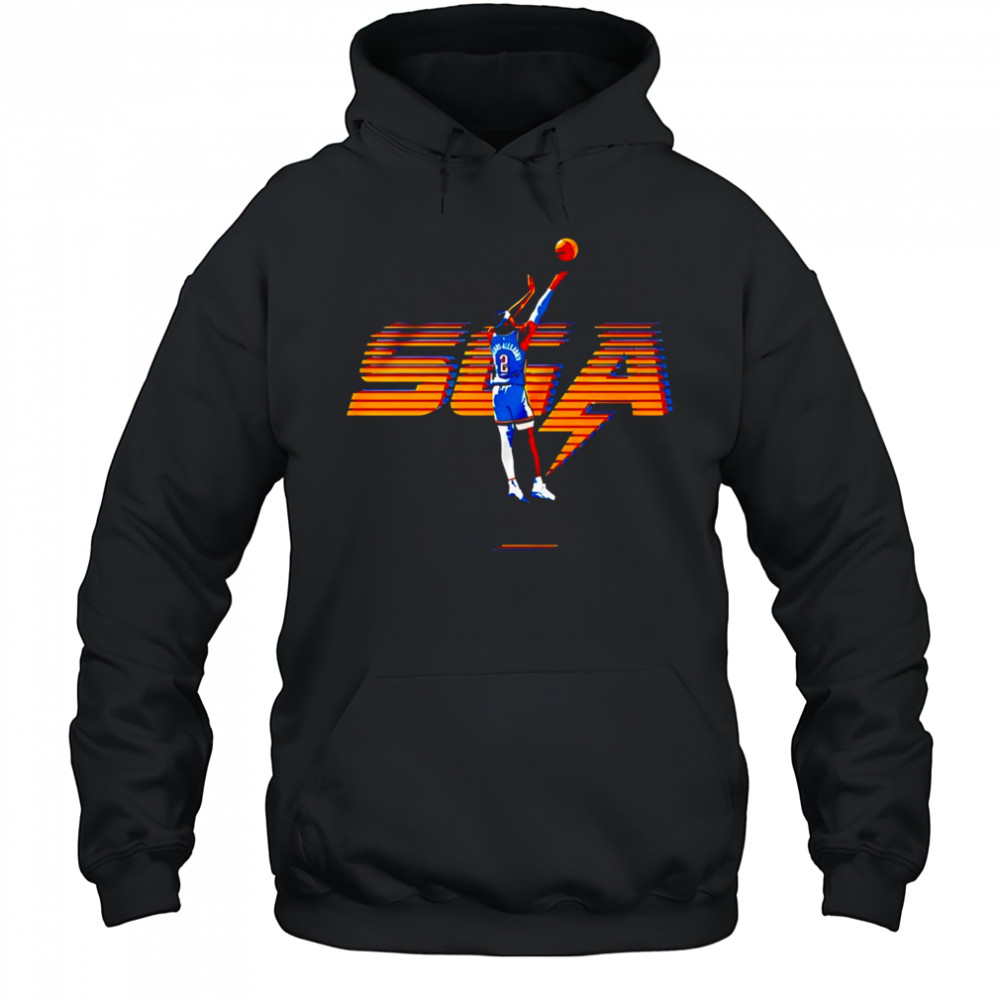 Shai Gilgeous-Alexander Oklahoma City Thunder NBA Basketball Player shirt Hoodie