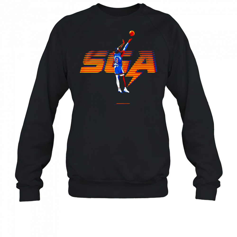 Shai Gilgeous-Alexander Oklahoma City Thunder NBA Basketball Player shirt Sweatshirt