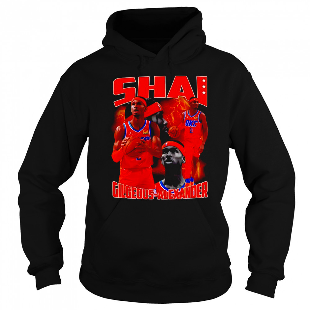 Shai Gilgeous-Alexander Oklahoma City Thunder NBA basketball Players graphic shirt Sweatshirt