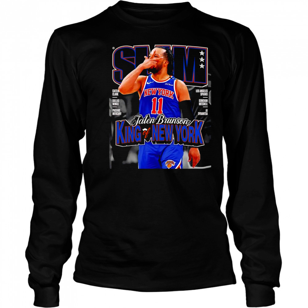 Slam Jalen Brunson King of New York shirt Long Sleeved