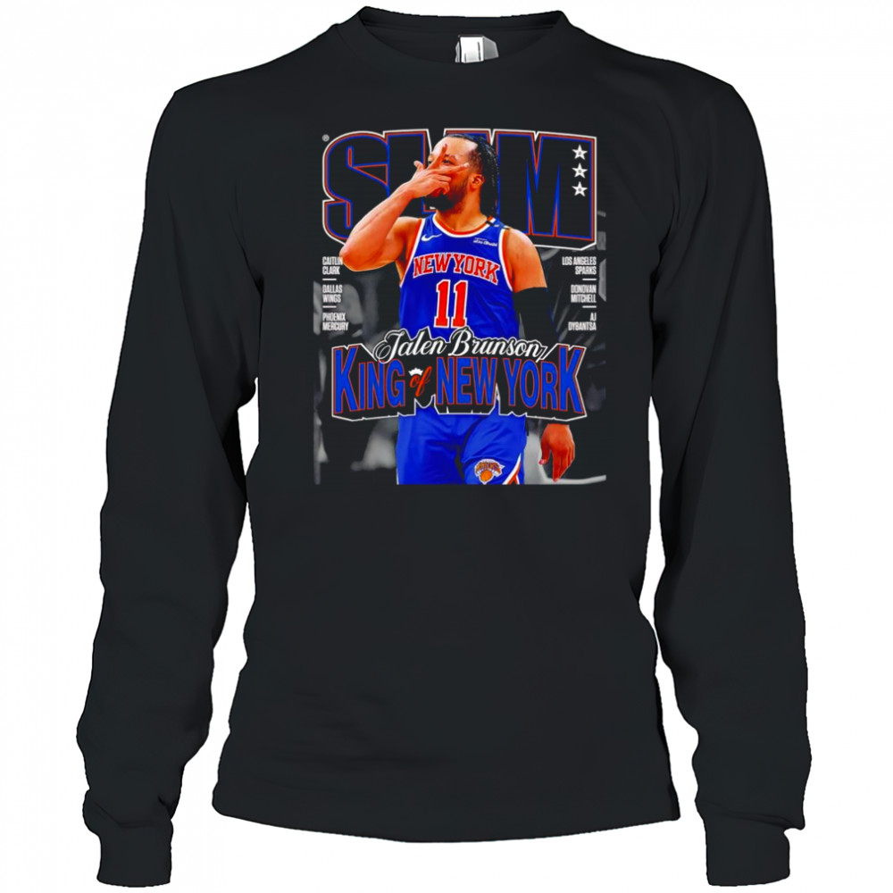 Slam Jalen Brunson King of New York shirt Long Sleeved