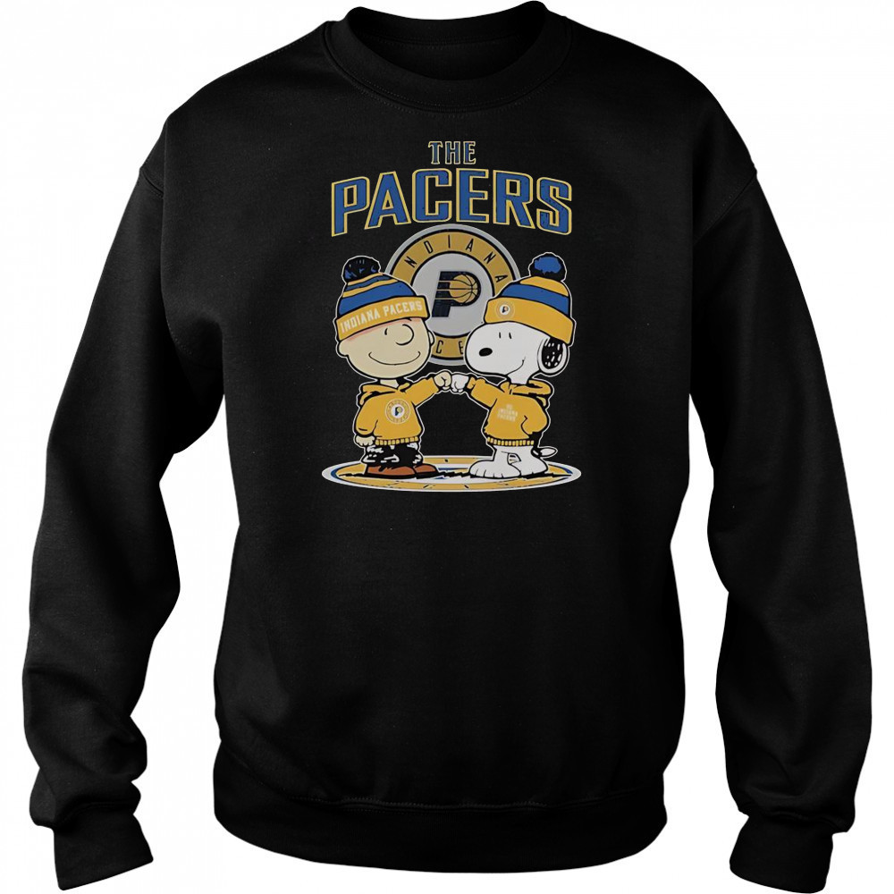 Snoopy And Charlie Brown The Peanuts Fan X Indiana Pacers T-Shirt Hoodie