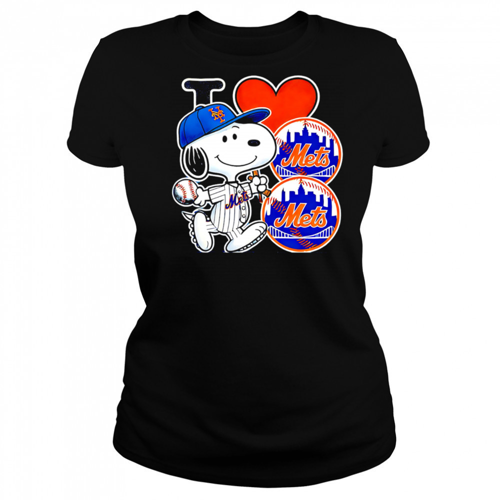 Snoopy I Love New York Mets shirt Women's T-shirt