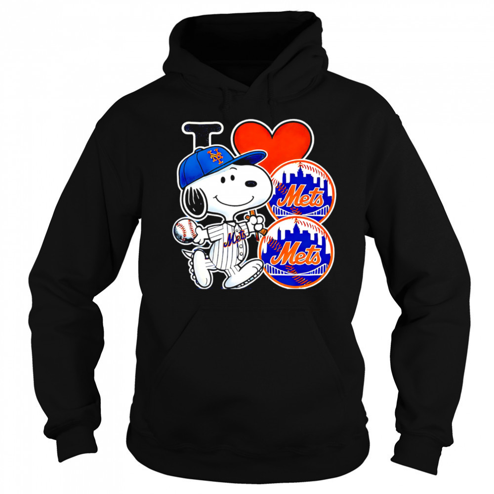 Snoopy I Love New York Mets shirt Sweatshirt