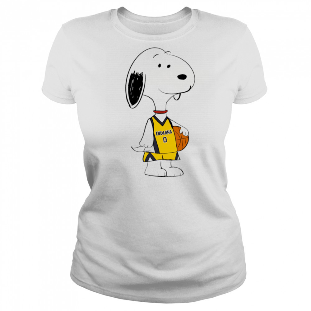 Snoopy Tyrese Haliburton Indiana Pacers shirt Women's T-shirt