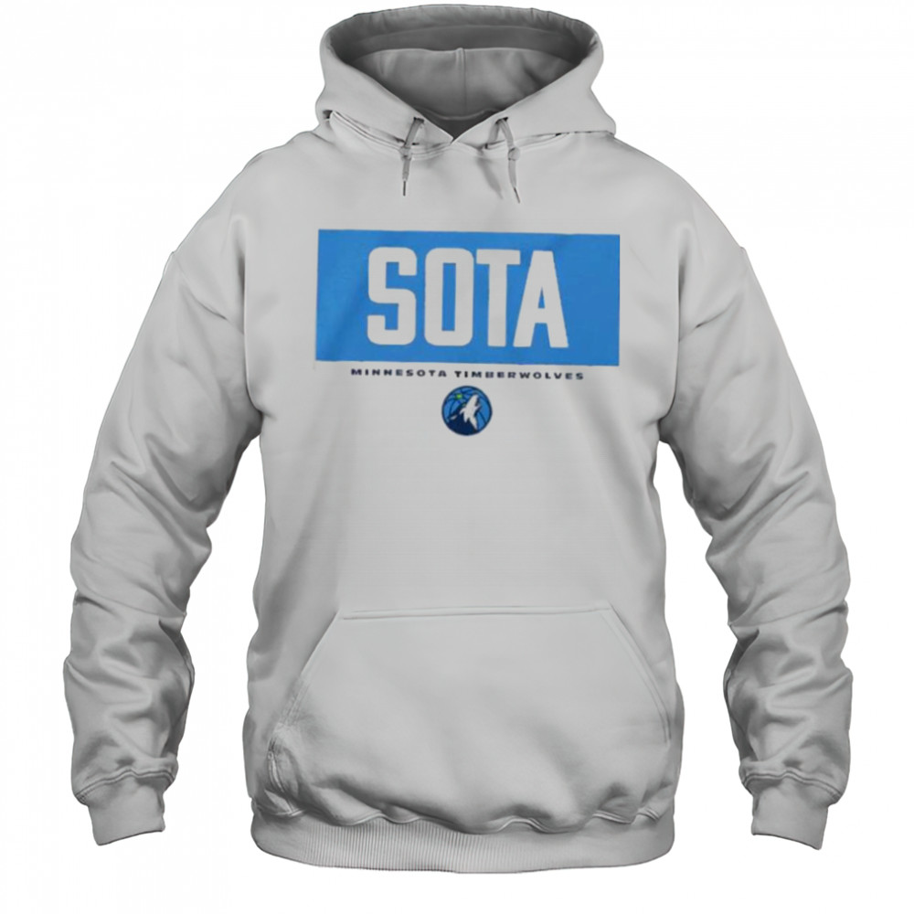 Sota NBA basketball Minnesota Timberwolves crossbar shirt Hoodie