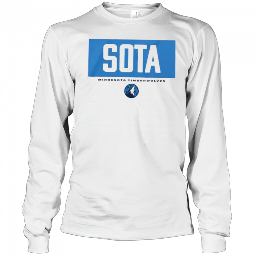 Sota NBA basketball Minnesota Timberwolves crossbar shirt Long Sleeved