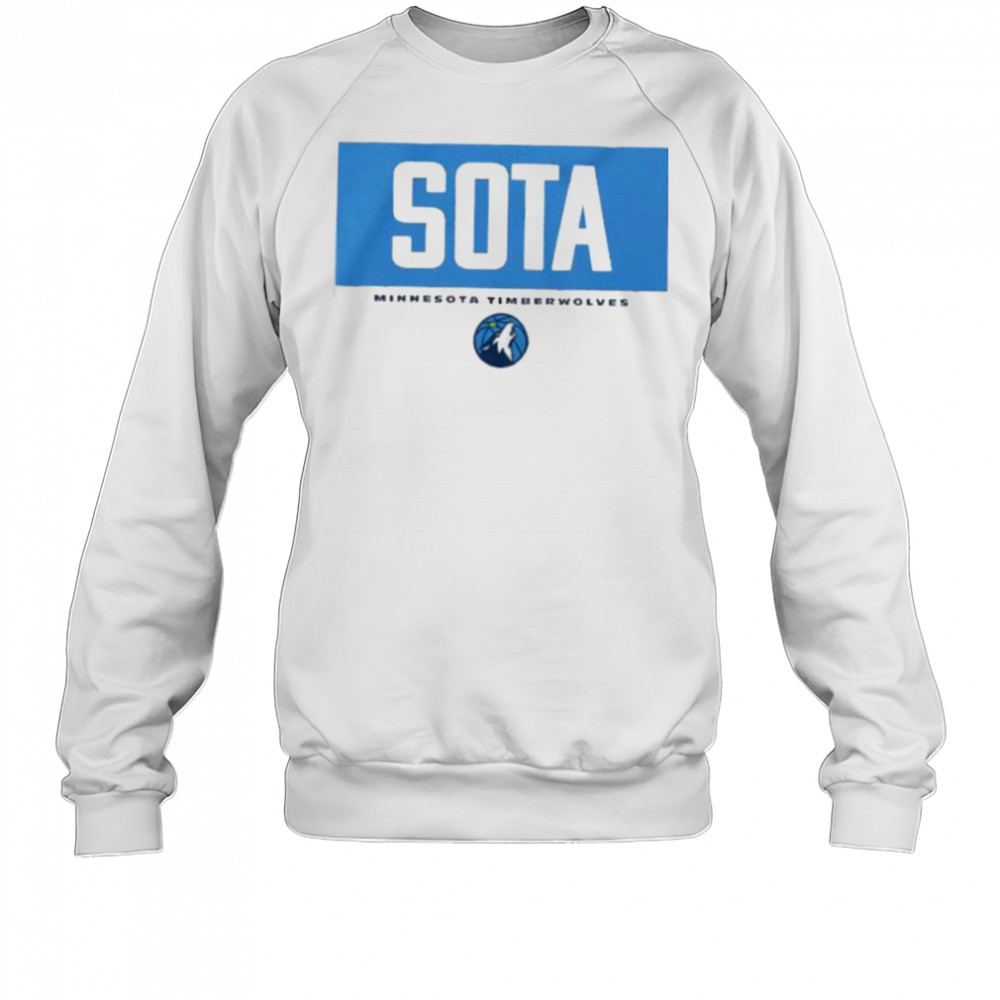 Sota NBA basketball Minnesota Timberwolves crossbar shirt Sweatshirt
